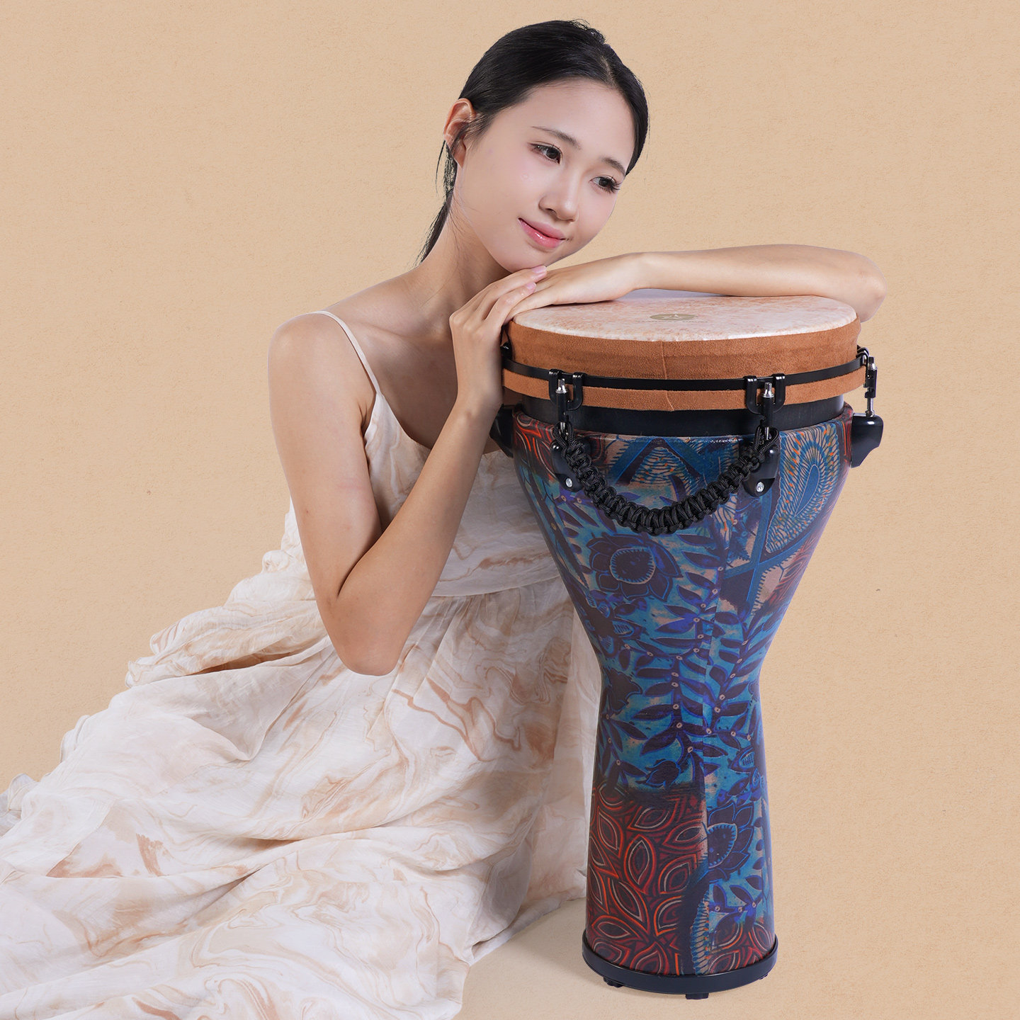 星程非洲鼓成人12寸专业手拍鼓2026新款中青年老年初学者手鼓乐器