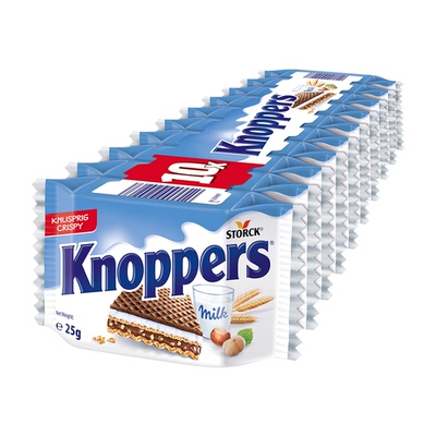 knoppers Мировая базга с молочным орехом.