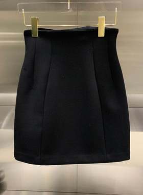 鬼才设计 来感受一下腰身吧 巨显瘦！春季新款蚂蚁腰高腰包臀短裙