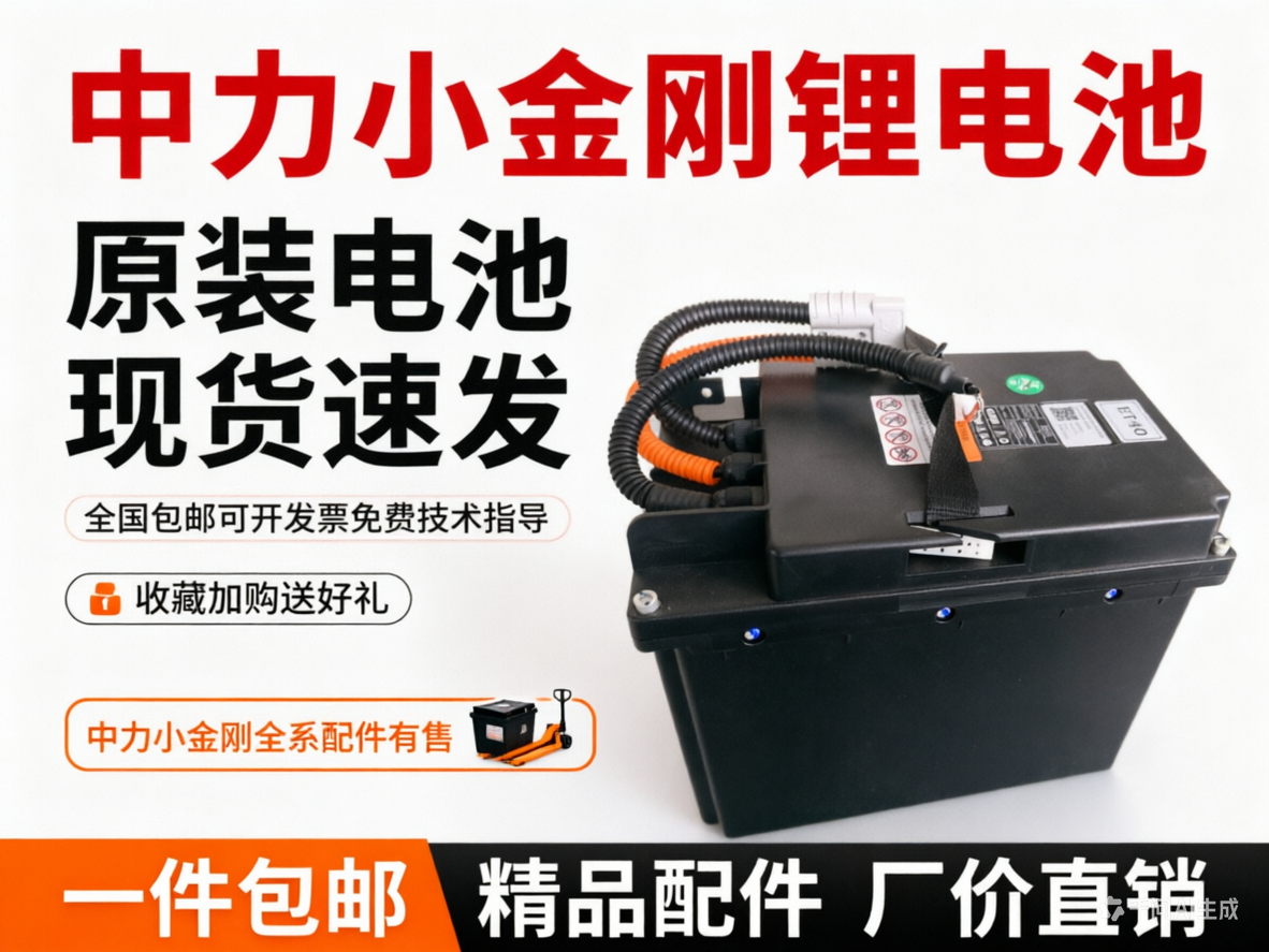 中力小金刚锂电池电动搬运车电池24V40AH50Ah55Ah60Ah