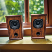 正品 美国优雅aura喇叭D3书架音箱人声毒胆机绝配发烧音响全频3寸