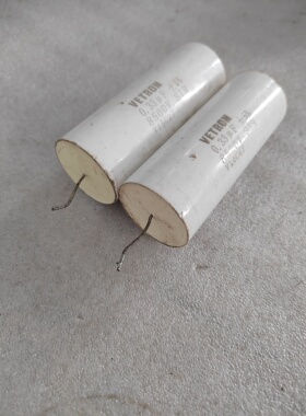 原装拆机VETRON高压无感电容器 8500V 0.33UF 体积：35*90mm