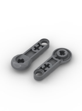 国产科技教育积木零件 兼容41679 L3带十字轴连接moc小颗粒配件