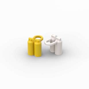 兼容乐高 3838国产科技教育积木零件 人仔配件 潜水氧气瓶moc散件