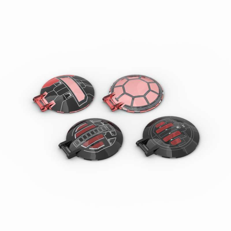 兼容18675pb07积木6x6带轴圆盖