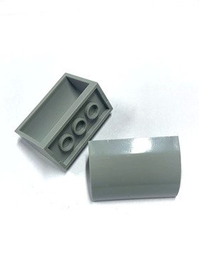 兼容 国产科技教育积木零件 4x4x2弧形moc配件