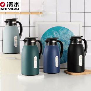 清水保温壶新款热水瓶咖啡壶家用玻璃内胆