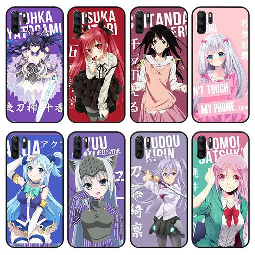 二次元动漫美女手机壳适用V20华为P30畅享MATE20PRO荣耀10软NOVA5