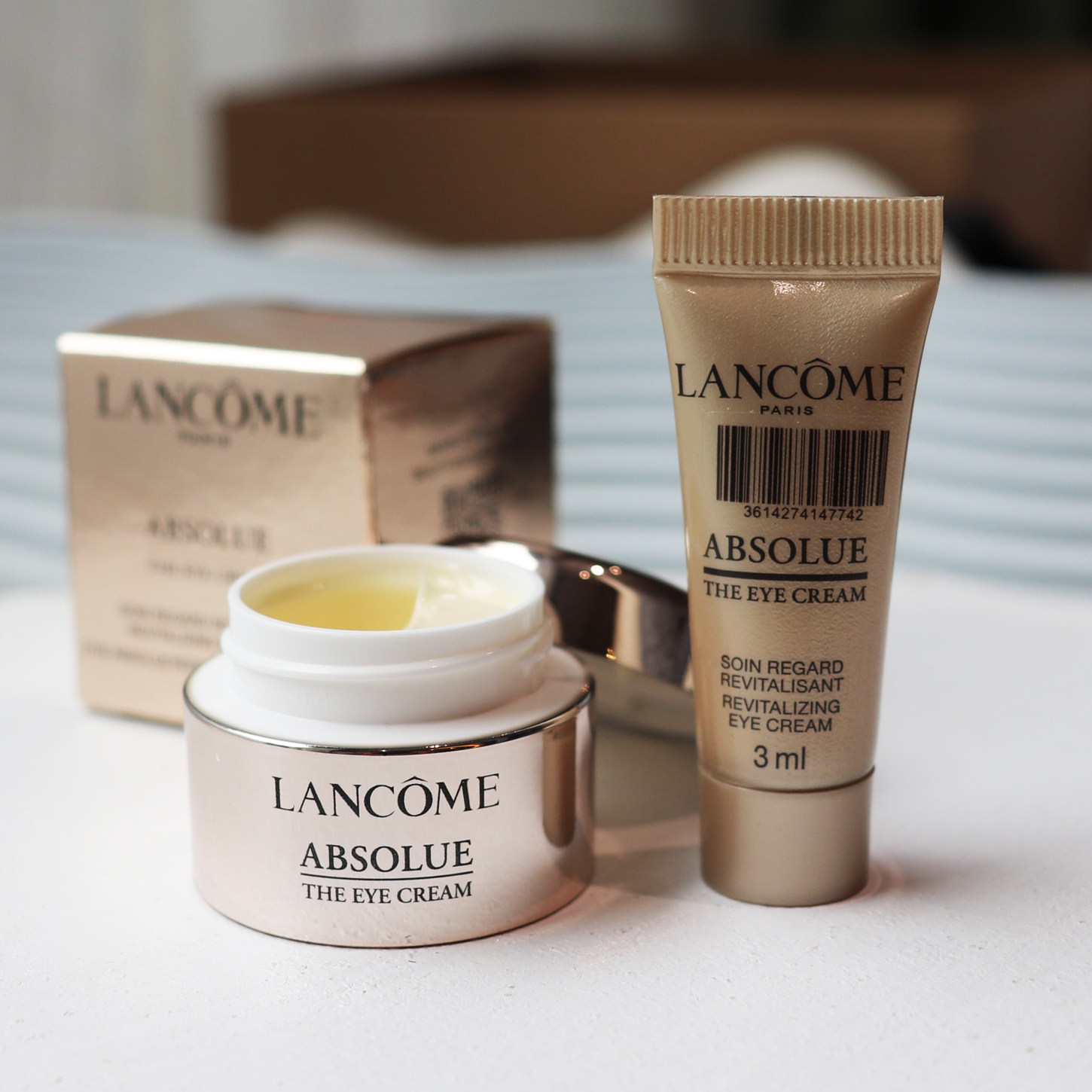 兰蔻全新菁纯眼霜5ml中小样