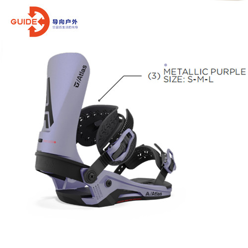 导向2324雪季UNION固定器全地形Force单板固定器男款Atlas
