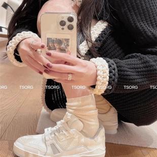 TSORG 招牌产品经典款厚底白水泥休闲鞋系带增高板鞋男女款