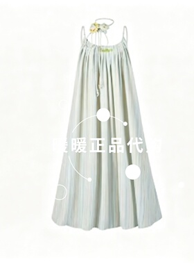 13DE 2026春夏新款吊带花朵玩偶连衣裙2780