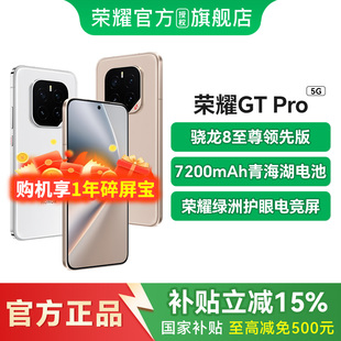 荣耀GT Pro 政府补贴至高500元 手机 荣耀 honor 7200mAh国补手机 5G智能手机骁龙8至尊领先版