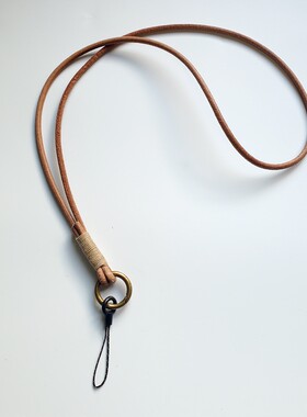 牛皮钥匙扣编织手工挂件