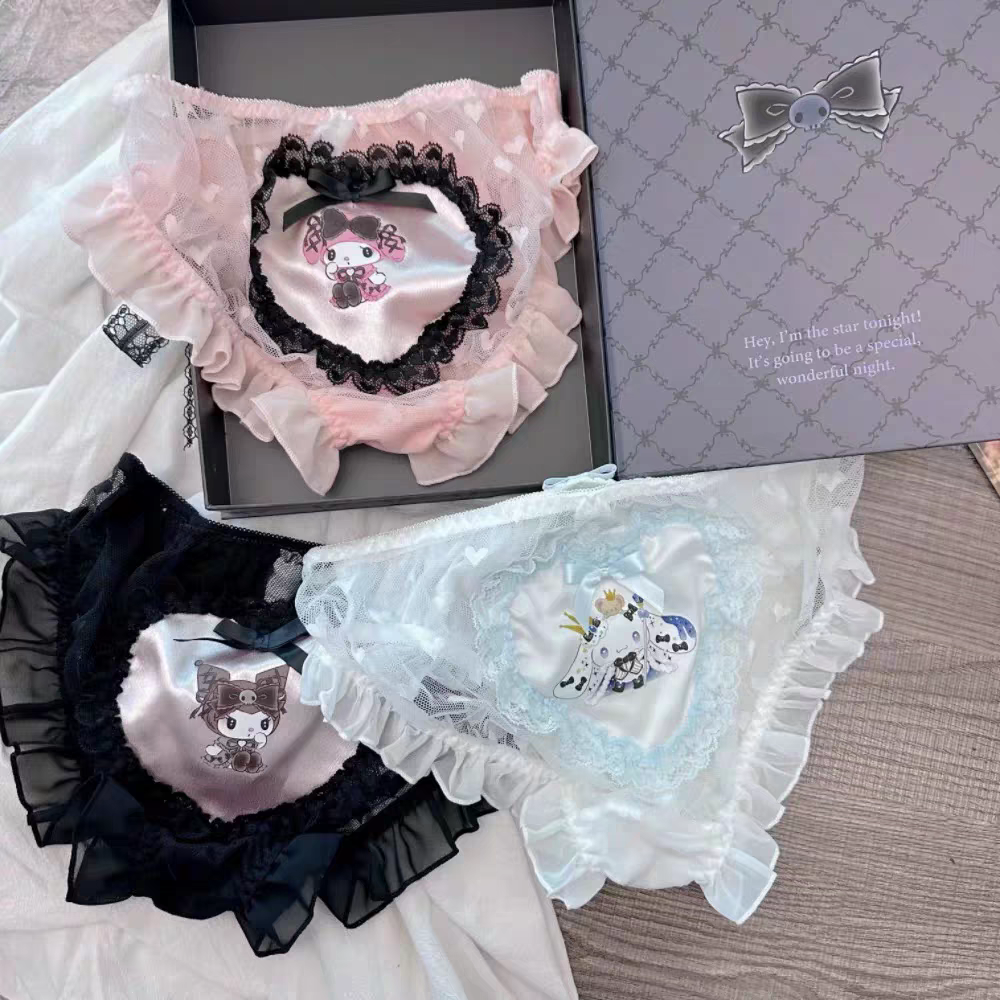 原创库洛米美乐蒂蕾丝可爱内裤