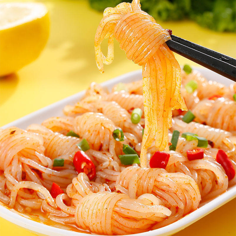 魔芋丝结0脂肪低卡热量魔芋丝面即食关东煮火锅配菜批串串魔芋丝