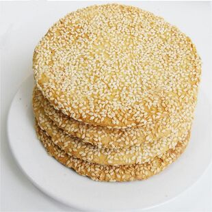陕西安康特产 汉阴炕炕馍 芝麻馍 芝麻饼零食点心 手工酥饼