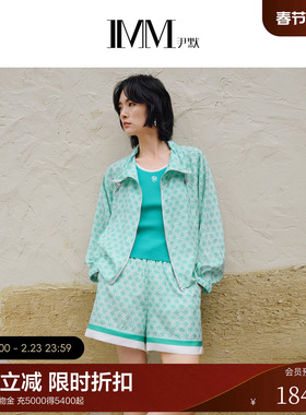 【真丝系列】电商专款IMM尹默女装翻领宽松长袖外套夏