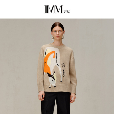 imm尹默毛衫小圆领毛衫