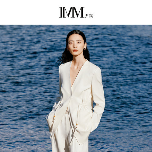 IMM尹默新中式亚麻女西装外套