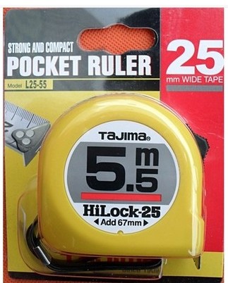 L2555正品田岛卷尺 TAJIMA卷尺 钢卷尺 L25-55 5.5米钢卷尺
