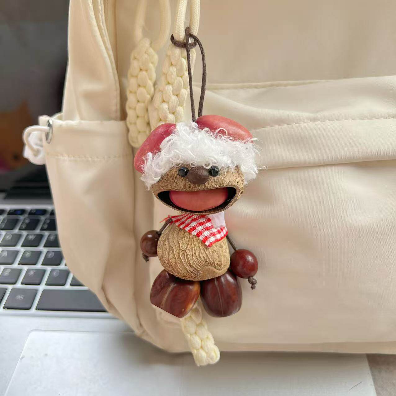 【优质天然果壳】果壳娃娃挂件包挂饰手工diy材料包创意礼物可爱,服饰配件/皮带/帽子/围巾,DIY编织材料包,淘宝优惠券,粉丝福利购,淘宝优惠卷