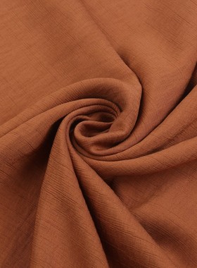 2019prefall 焦糖色初秋 超美时装面料 细腻褶皱精装 有质感肌理