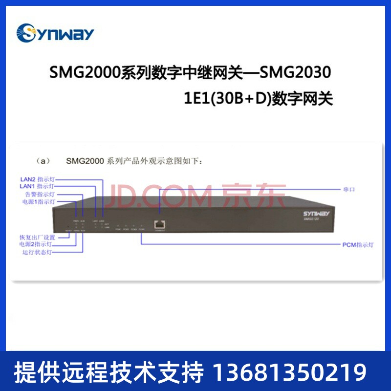 synway三汇SMG3016-16E1数字中继语音电话网关适用
