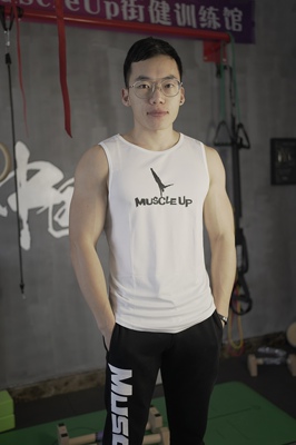 muscleup无袖背心夏季修身