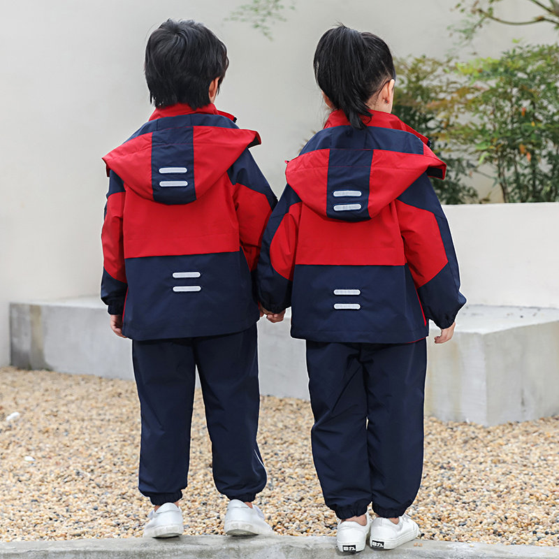CUSTOMIZED KINDERGARTEN UNIFORMS AUTUMN AND WINTER COLLEGE STYLE PRIMARY AND SECONDARY SCHOOL STUDENTS SCHOOL UNIFORMS JACKETS CHILDRENS CLASS CLOTHES WINTER THREE-PIECE SUITS
