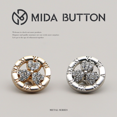 米达高档圆形金属纽扣买就送针线