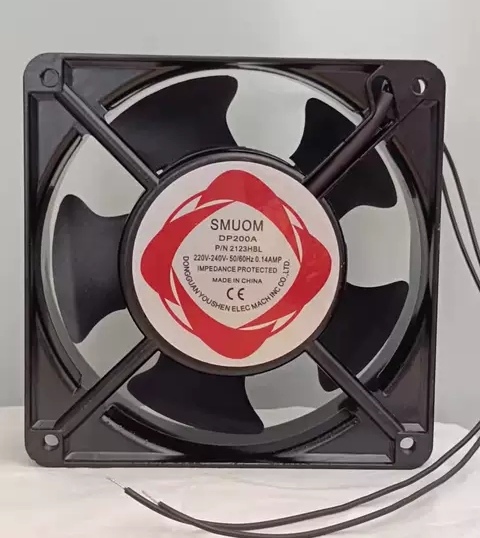 SMUOM轴流风机DP200A 2123HBL 220-240V 0.14A 12CM 机柜散热风扇