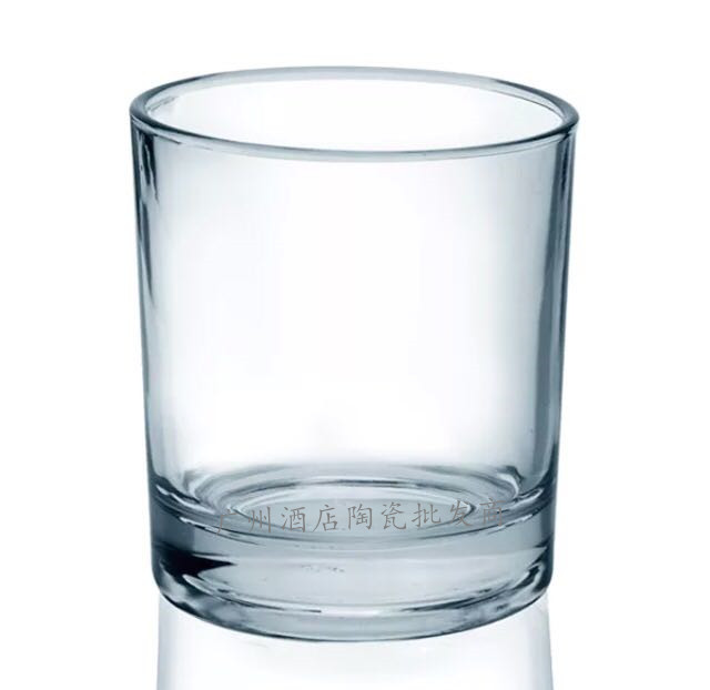 加厚耐热透明宾馆卫生间玻璃水杯