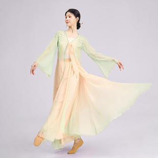 练功服成人女古典舞蹈套装东方舞古典舞女汉服表演服练功服