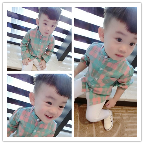 Chemise garcon à manche longue - Ref 2073313 Image 1