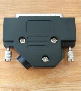 DB25/HDB44斜45度出线黑色塑壳两排DB25三排DB44通用塑壳