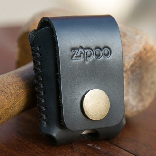 简梵火机便携背夹zippo复古皮套