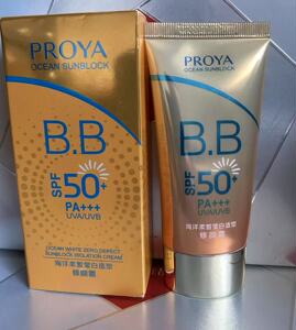 专柜正品老款珀莱雅防晒霜轻享隔离防晒海洋柔皙修颜bb霜隔离遮瑕
