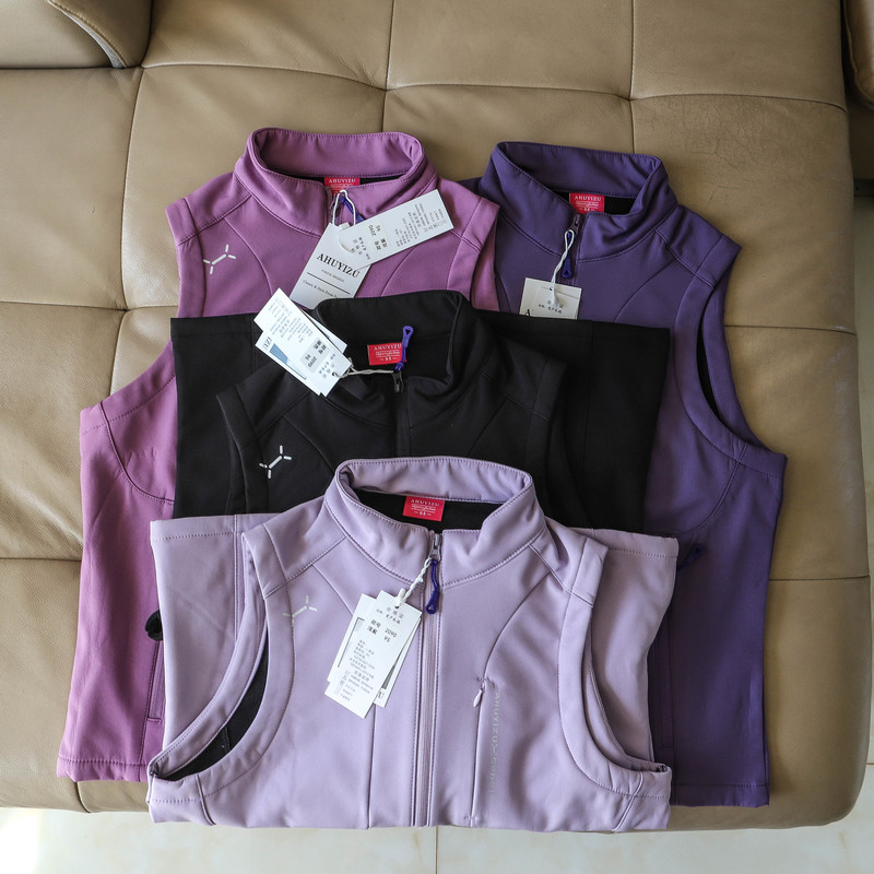 2025新款加绒立领马甲软壳衣