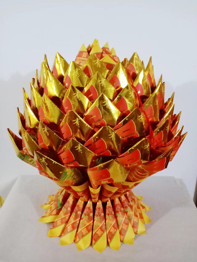 莲花自创成品莲花折叠成品发货