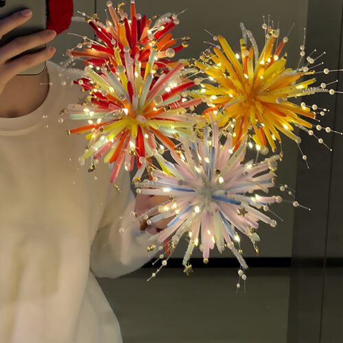 发光烟火扭扭棒手工diy材