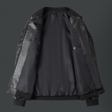 PY5291P75男士皮衣刺绣夹克外套PU棒球服2023新款秋冬潮男皮衣，男装皮衣，星座510A-2