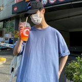 TG6279P15男士港风男士纯色T恤高货纯棉男T光板落肩款T恤，男装T恤，星座510A-2