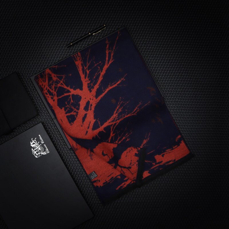 WJ0940P28秋冬男提花格子流苏中长清新拼接围巾男士休闲百搭商务，围巾，星座510A-6