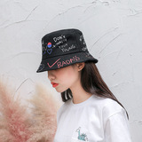 MZ1412P15帽子男休闲时尚渔夫帽夏天韩版百搭遮阳帽女街头个性涂，帽子，星座510A-2