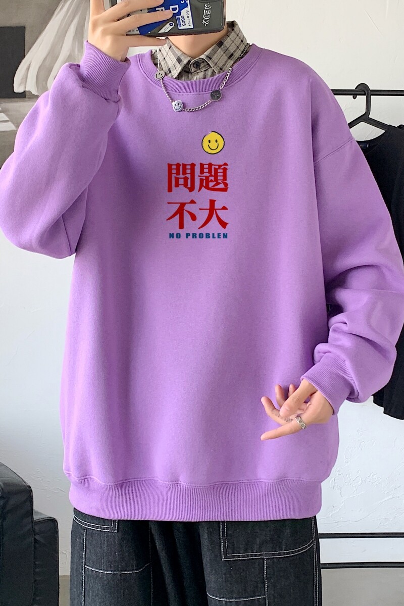 Y2368港风21秋季新款动漫圆领卫衣男潮流宽松青少年休闲外套,男装卫衣,星座510A-6