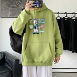 L2558P48男大码运动帽衫宽松薄外套卫衣新款2023秋冬连帽卫衣，男装卫衣，星座510A-2