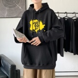 L2457P48韩版ins男士学生宽松运动连帽卫衣秋冬加绒情侣外套，男装卫衣，星座510A-2