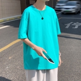 TG6280P15男士港风男士纯色T恤高货纯棉男T光板落肩款T恤，男装T恤，星座510A-2