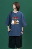 T3330P25中性风2023夏新款T恤男宽松T恤落肩港风男T仓库一件起送，男装T恤，星座510A-2